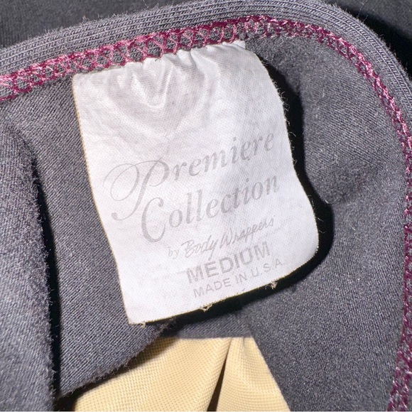 VINTAGE PREMIERE COLLECTION BY BODY WRAPPERS BODYSUIT ONEPIECE SWIMSUIT MEDIUM - Picture 3 of 7